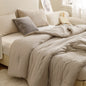 ROSGONIA King Size Comforter Set Olive Green, 3pcs (1 Boho Comforter & 2 Pillowcases), Lightweight Bedding Blanket All Season Bedspreads Quilt