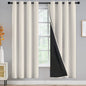 Yakamok Emerald Green Blackout Curtains 84 inches for Living Room, 52" Wide