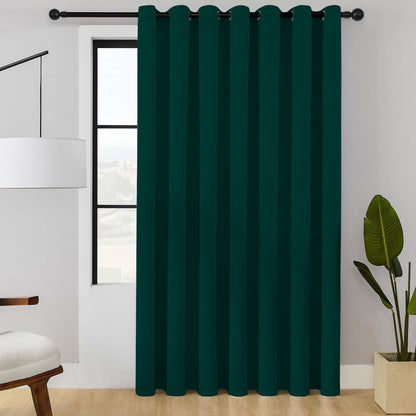 ChrisDowa Blackout Curtains Door Curtain for Doorway Privacy Closet Drapes