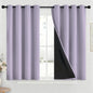 Yakamok Emerald Green Blackout Curtains 84 inches for Living Room, 52" Wide