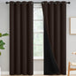 Yakamok Emerald Green Blackout Curtains 84 inches for Living Room, 52" Wide