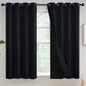 Yakamok Emerald Green Blackout Curtains 84 inches for Living Room, 52" Wide