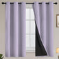 Yakamok Emerald Green Blackout Curtains 84 inches for Living Room, 52" Wide
