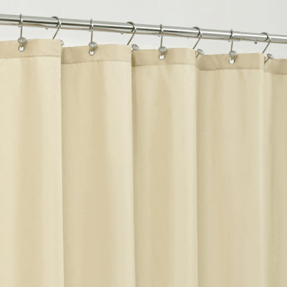 ALYVIA SPRING Waterproof Fabric Shower Curtain or Liner White, 72x72