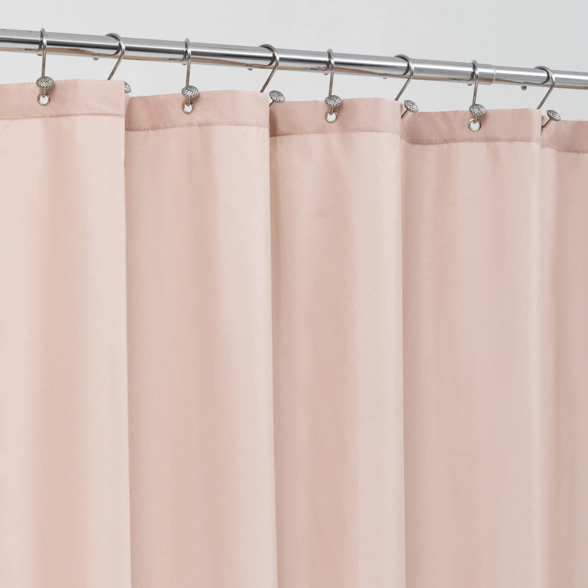 ALYVIA SPRING Waterproof Fabric Shower Curtain or Liner White, 72x72