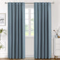 H.VERSAILTEX Blackout Curtains Thermal Insulated Window Treatment Panels Room Darkening Blackout Drapes for Living Room Back Tab/Rod Pocket Bedroom Draperies, 52 x 84 Inch, Light Sage, 2 Panels