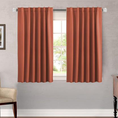 H.VERSAILTEX Blackout Curtains Thermal Insulated Window Treatment Panels Room Darkening Blackout Drapes for Living Room Back Tab/Rod Pocket Bedroom Draperies, 52 x 84 Inch, Light Sage, 2 Panels