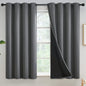 Yakamok Emerald Green Blackout Curtains 84 inches for Living Room, 52" Wide