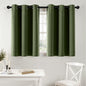 MIULEE Blackout Curtains for Bedroom 2 Panels 40 x 84 Inch Long Black