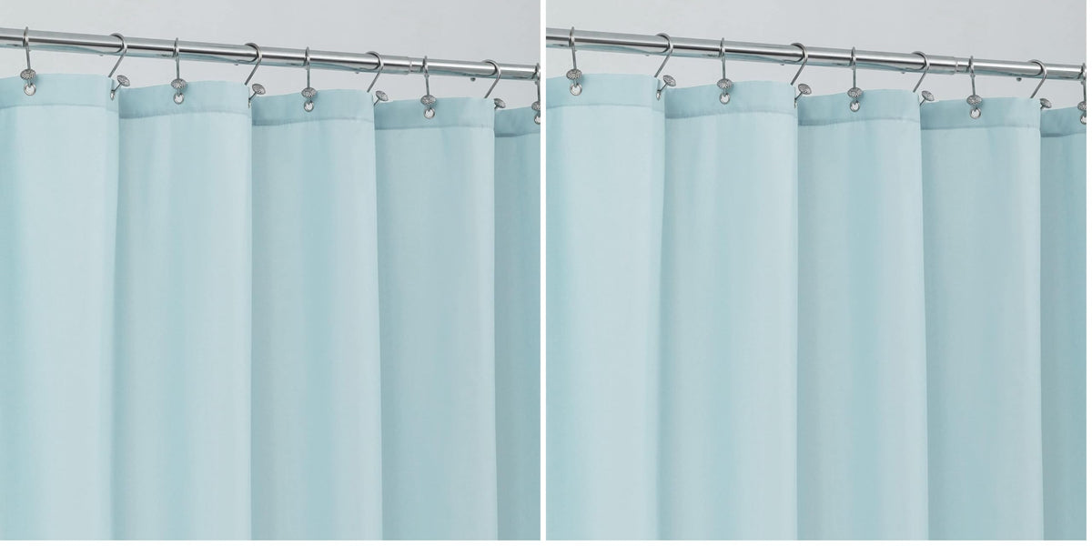 ALYVIA SPRING Waterproof Fabric Shower Curtain or Liner White, 72x72