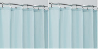 ALYVIA SPRING Waterproof Fabric Shower Curtain or Liner White, 72x72