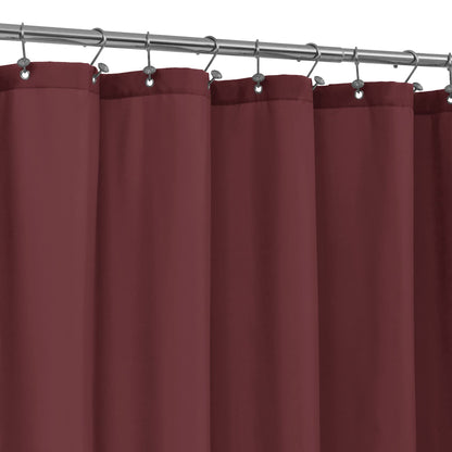 ALYVIA SPRING Waterproof Fabric Shower Curtain or Liner White, 72x72