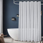 EurCross 9G Clear Shower Curtain Liner 72 x 78 inches Long with 5 Magnet Weights, Heavy Duty Weighted Premium PEVA Plastic Shower Curtain Liner for Bathroom, Without Hooks