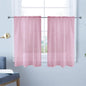 SpaceDresser Sheer Voile Curtains for Living Room 84 Inch Long 2 Panels