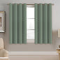 H.VERSAILTEX 100% Blackout Curtains for Bedroom Black Out Curtains 96 inch Thermal Insulated Long Blackout Curtains for Living Room, Energy Saving Curtains for Patio Door Grommet (1 Panel, Jet Black)
