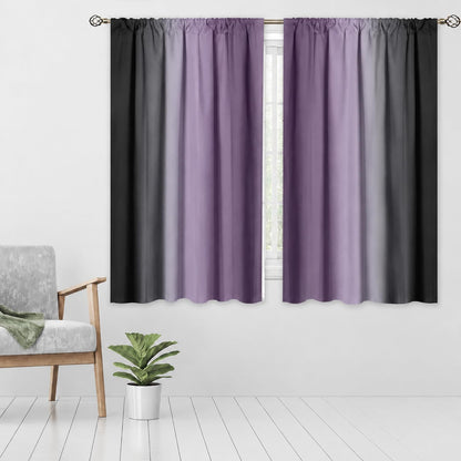 Burnt Orange Curtains 84 Inch Length for Living Room,2 Panels