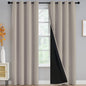 Yakamok Emerald Green Blackout Curtains 84 inches for Living Room, 52" Wide