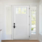 RYB HOME Blackout French Door Curtain, No Drill, W26 x L69, Black, 1 Panel