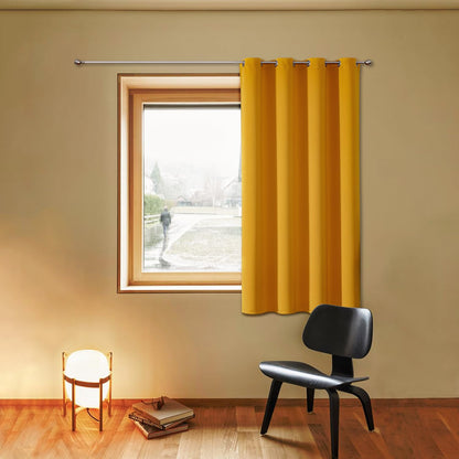 ChrisDowa Blackout Curtains Door Curtain for Doorway Privacy Closet Drapes