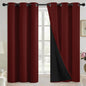 Yakamok Emerald Green Blackout Curtains 84 inches for Living Room, 52" Wide