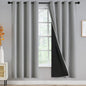 Yakamok Emerald Green Blackout Curtains 84 inches for Living Room, 52" Wide