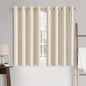 MIULEE 100% Blackout Linen Curtains for Bedroom 52x90 Inches Natural Beige