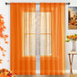 SpaceDresser Sheer Voile Curtains for Living Room 84 Inch Long 2 Panels