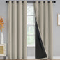 Yakamok Emerald Green Blackout Curtains 84 inches for Living Room, 52" Wide