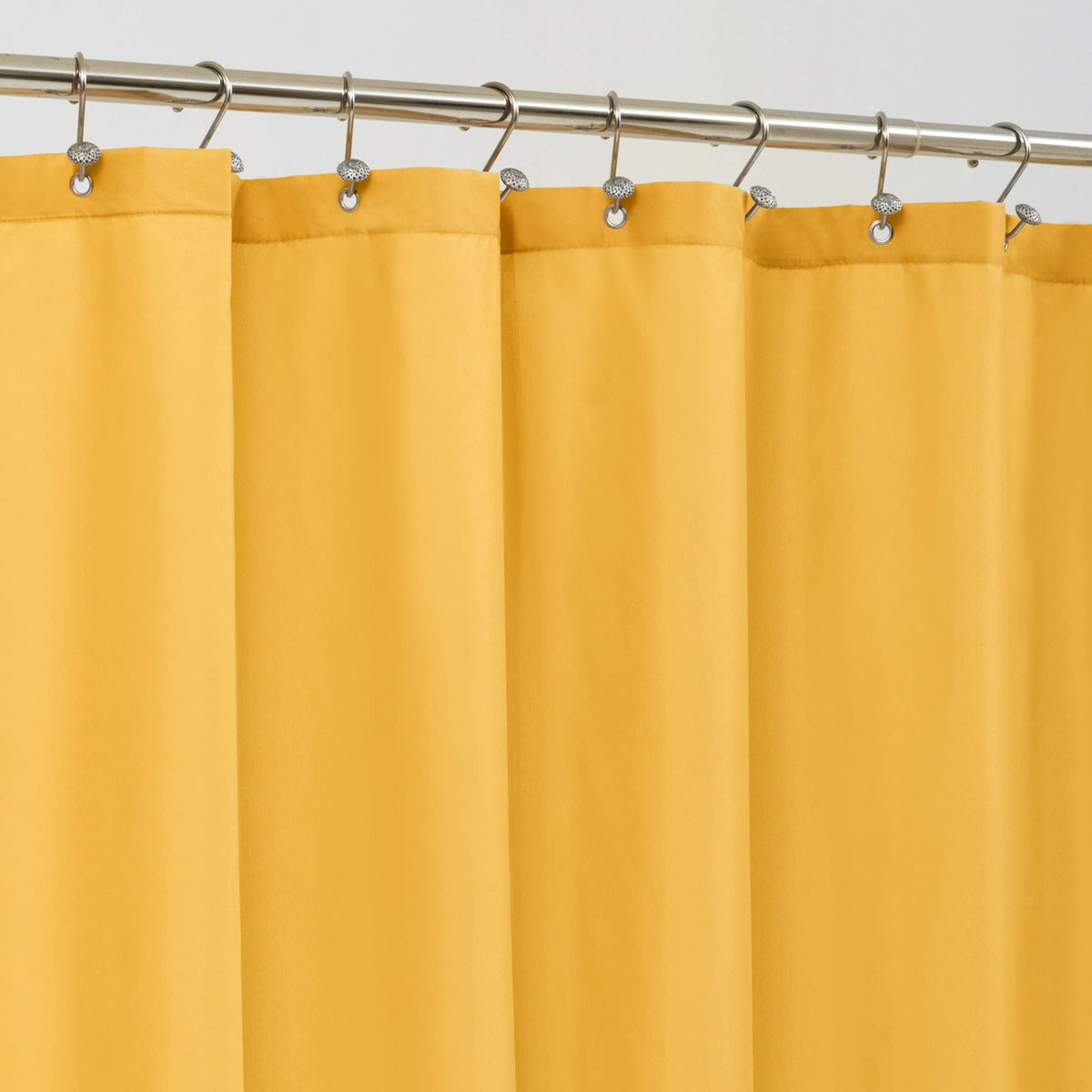ALYVIA SPRING Waterproof Fabric Shower Curtain or Liner White, 72x72