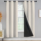 Yakamok Emerald Green Blackout Curtains 84 inches for Living Room, 52" Wide