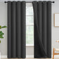Yakamok Emerald Green Blackout Curtains 84 inches for Living Room, 52" Wide