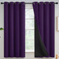 Yakamok Emerald Green Blackout Curtains 84 inches for Living Room, 52" Wide