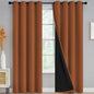 Yakamok Emerald Green Blackout Curtains 84 inches for Living Room, 52" Wide