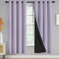 Yakamok Emerald Green Blackout Curtains 84 inches for Living Room, 52" Wide