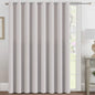 H.VERSAILTEX 100% Blackout Curtains for Bedroom Black Out Curtains 96 inch Thermal Insulated Long Blackout Curtains for Living Room, Energy Saving Curtains for Patio Door Grommet (1 Panel, Jet Black)
