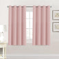 H.VERSAILTEX 100% Blackout Curtains for Bedroom Black Out Curtains 96 inch Thermal Insulated Long Blackout Curtains for Living Room, Energy Saving Curtains for Patio Door Grommet (1 Panel, Jet Black)