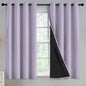 Yakamok Emerald Green Blackout Curtains 84 inches for Living Room, 52" Wide