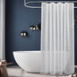 EurCross 9G Clear Shower Curtain Liner 72 x 78 inches Long with 5 Magnet Weights, Heavy Duty Weighted Premium PEVA Plastic Shower Curtain Liner for Bathroom, Without Hooks