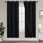 Yakamok Emerald Green Blackout Curtains 84 inches for Living Room, 52" Wide