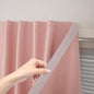 Adhesive Blackout Curtains- Self Stick Shades Window Blinds Curtains No Rod Needed Easy to Hang Curtains, Use for Bedroom, Living Room, Dining Room, Kitchen, Home Office, 35"W X 59"L, Black, 1 Panel