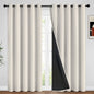 Yakamok Emerald Green Blackout Curtains 84 inches for Living Room, 52" Wide