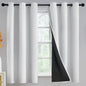 Yakamok Emerald Green Blackout Curtains 84 inches for Living Room, 52" Wide