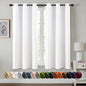 MIULEE Blackout Curtains for Bedroom 2 Panels 40 x 84 Inch Long Black