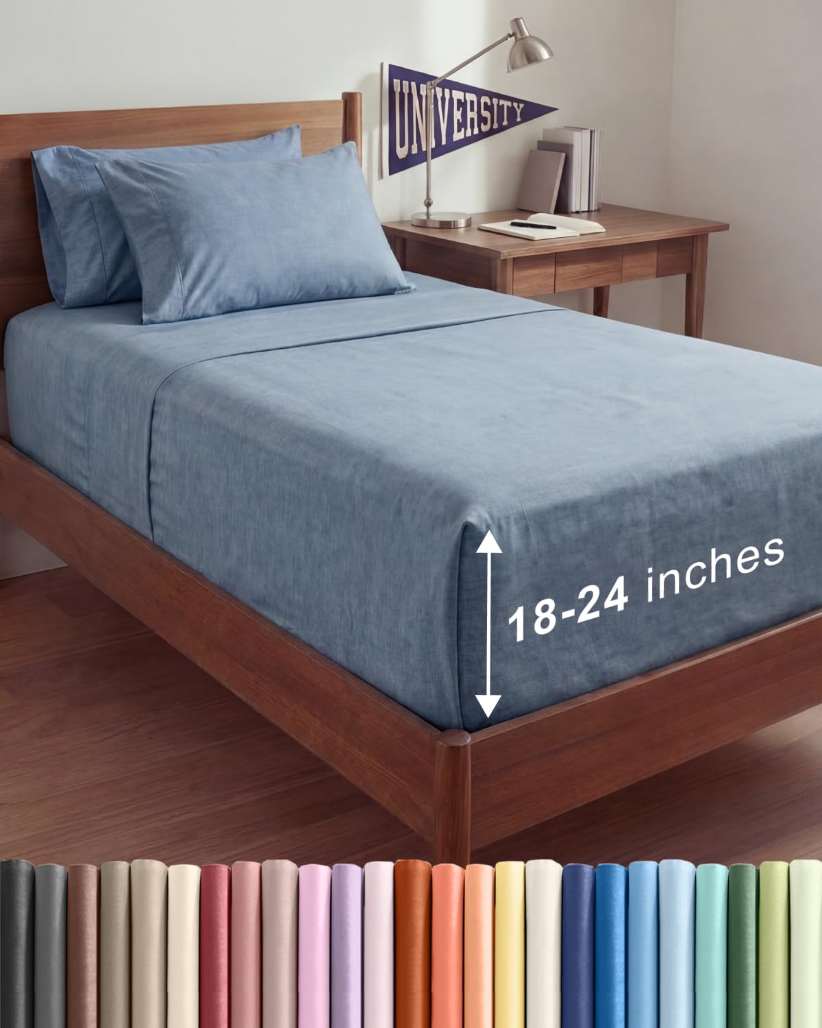 CGK Extra Deep King Sheet Set - 6pc Cooling Sheets - White