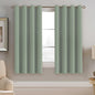 H.VERSAILTEX 100% Blackout Curtains for Bedroom Black Out Curtains 96 inch Thermal Insulated Long Blackout Curtains for Living Room, Energy Saving Curtains for Patio Door Grommet (1 Panel, Jet Black)
