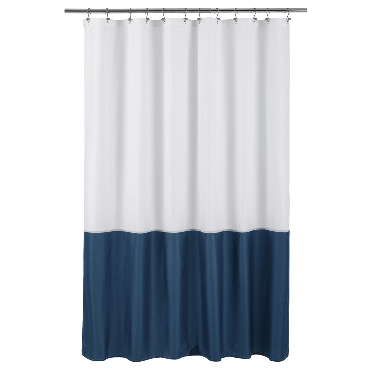 ALYVIA SPRING Waterproof Fabric Shower Curtain or Liner White, 72x72