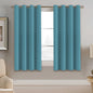 H.VERSAILTEX 100% Blackout Curtains for Bedroom Black Out Curtains 96 inch Thermal Insulated Long Blackout Curtains for Living Room, Energy Saving Curtains for Patio Door Grommet (1 Panel, Jet Black)