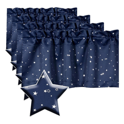 H.VERSAILTEX Blackout Curtain Valances for Kitchen Window/Living Room/Bathroom Privacy Added Rod Pocket Home Decoration Winow Valance, 52" W x 18" L, Floral in Sage and Brown