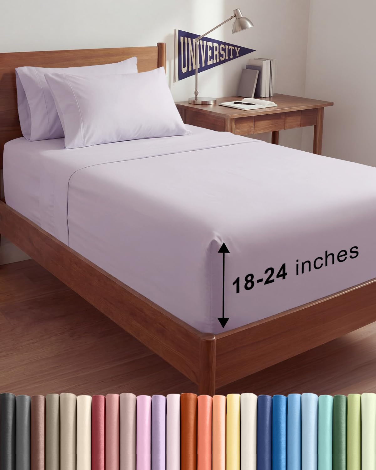 CGK Extra Deep King Sheet Set - 6pc Cooling Sheets - White