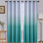 SimpleHome Ombre Black to Grey White Curtains for Living Room 52Wx84L